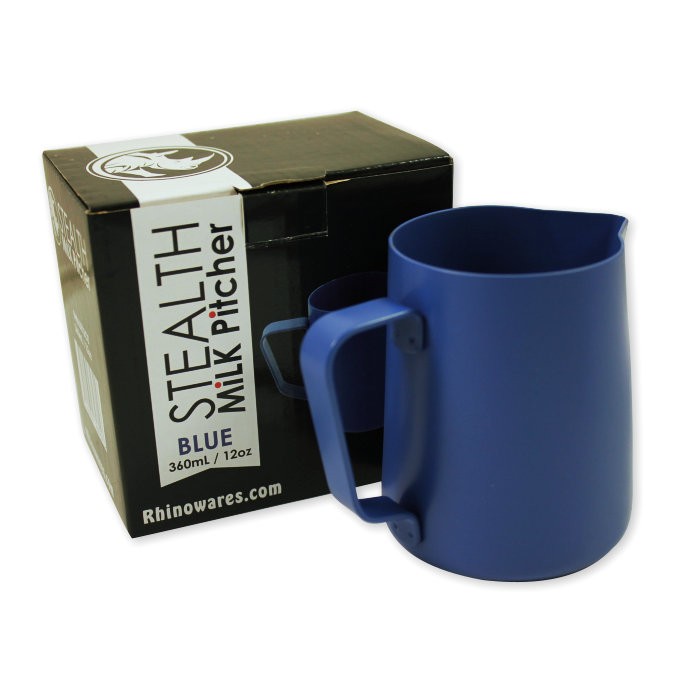 Rhinowares Stealth Milk Pitcher - 600ml/20oz - Blue