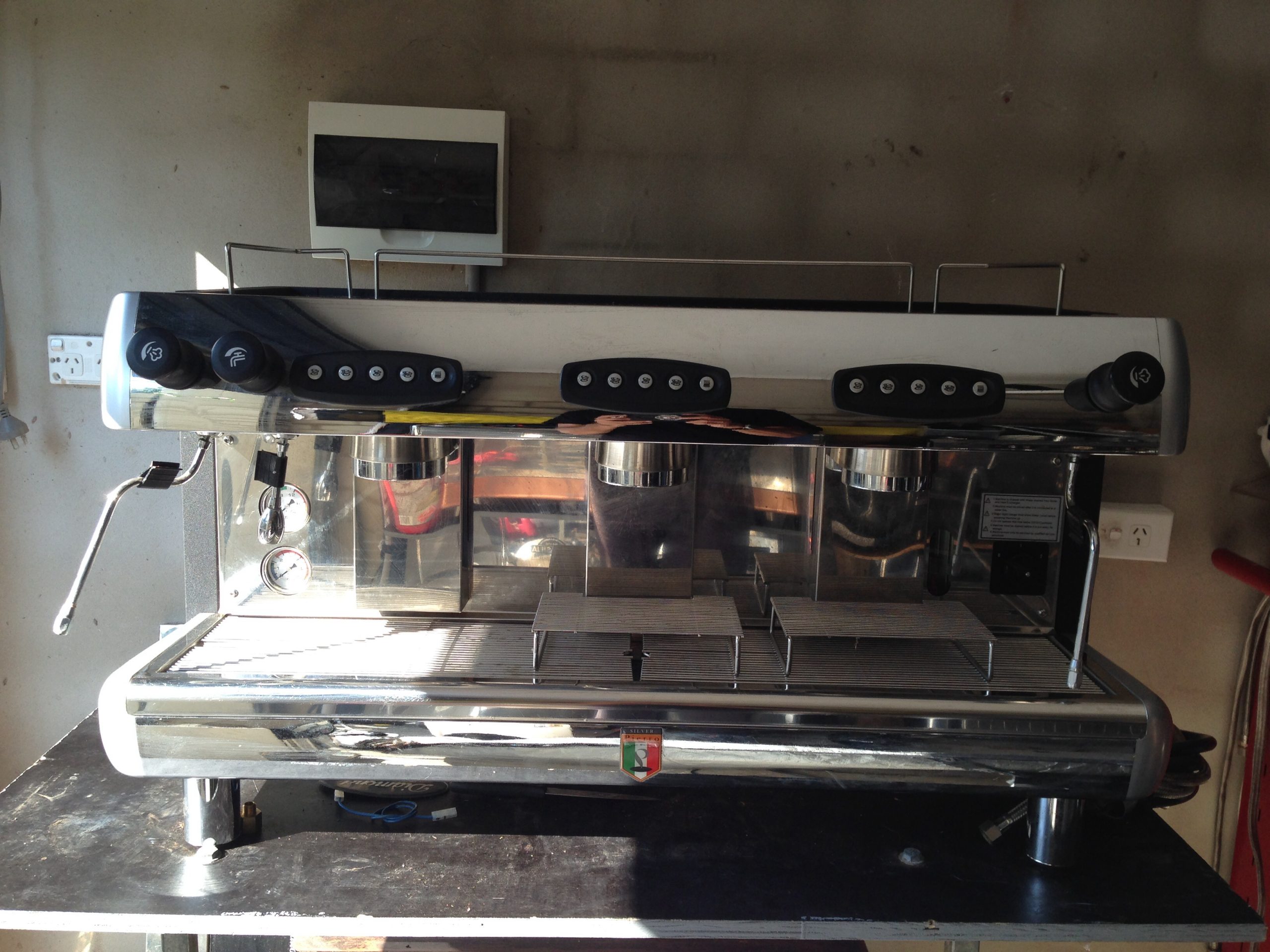 Pierro Silver 3 group Coffee Machine