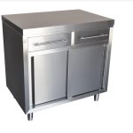 Stainless Steel Coffee Cart. with 4 castors